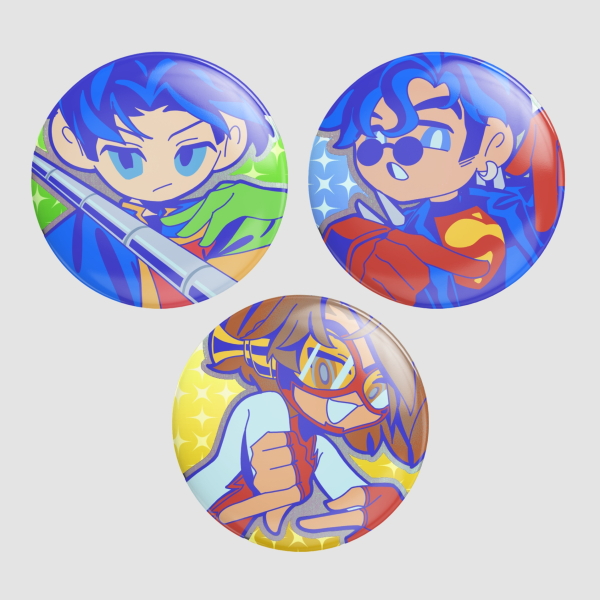 YJ98 Holo Badges - SET A
