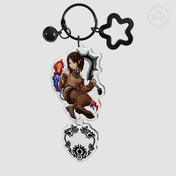 Arioch Epoxy Connection Acrylic Keychain