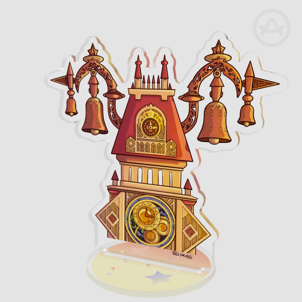 Kingdom Hearts Twilight Town Clock Tower Acrylic Standees