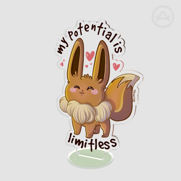 Eevee My Potential is Limitless Acrylic Standees
