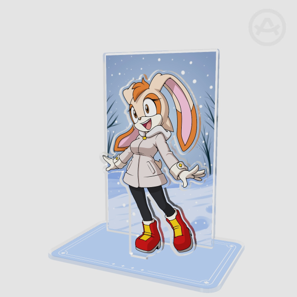 Cream in the Snow Double Standees