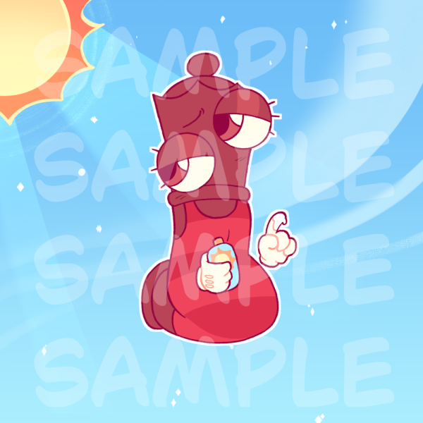 Beach Queenie Keychain