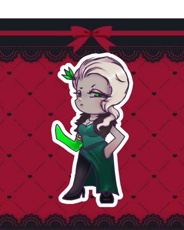 Lady Geist Keychain