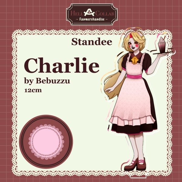 Charlie Acrylic Standee || Maid Cafe Hell-a-Collab