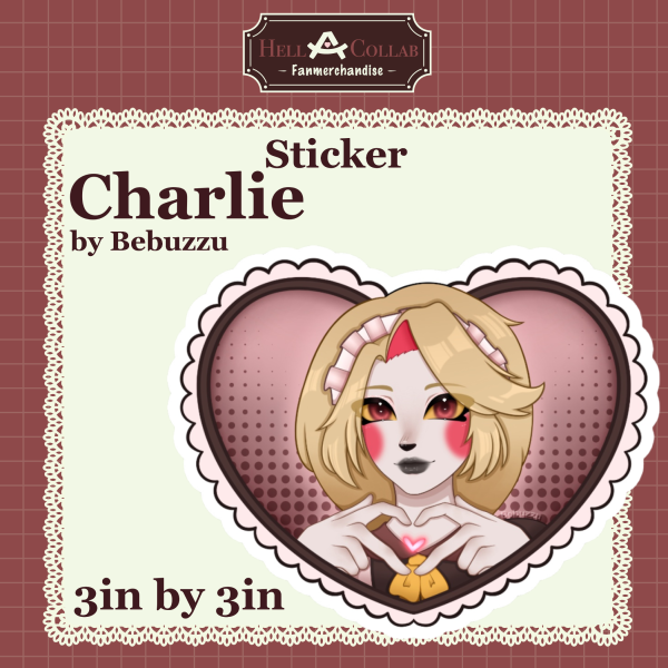 Charlie Sticker || Maid Cafe Hell-a-Collab