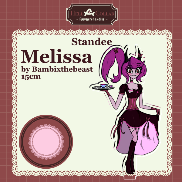Maid Melissa Standee || Maid Cafe Hell-a-Collab