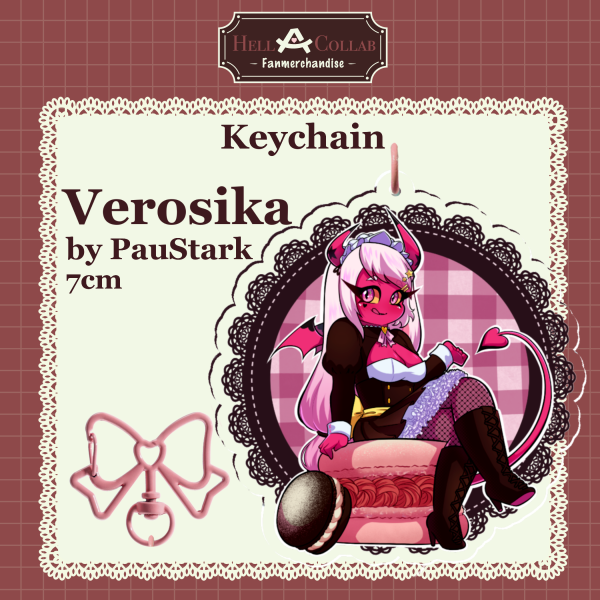 Verosika Maid Cafe || Keychain || Hell-a-Collab