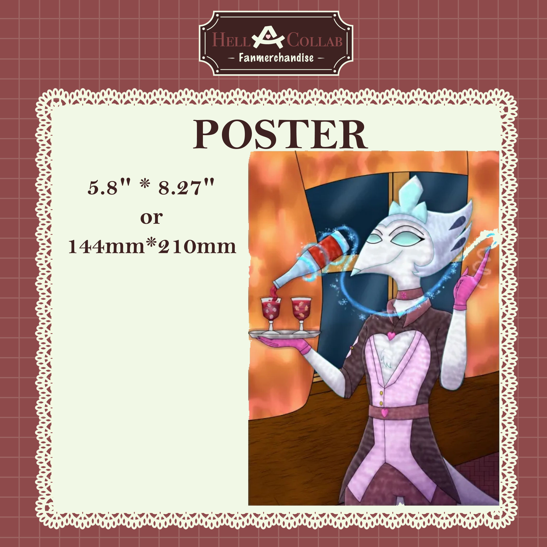 Andrealphus maid cafe poster