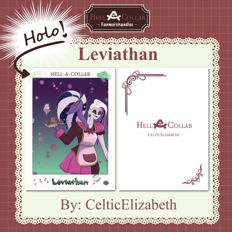 Leviathan - Card || Maid Cafe Hell-a-Collab