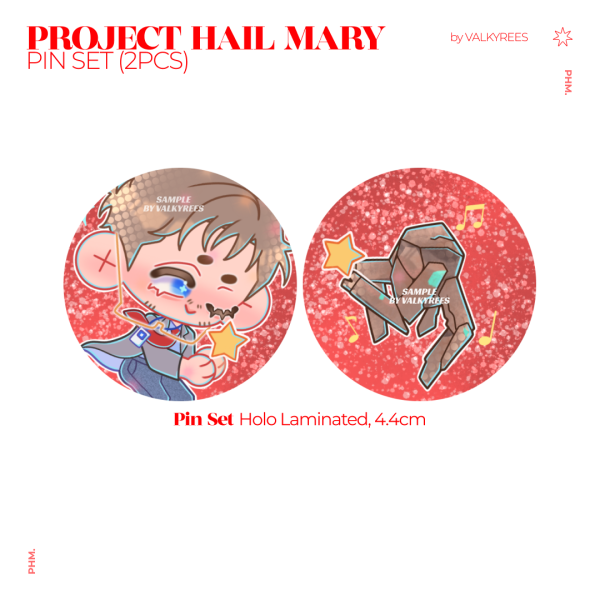 Ryland Grace Rocky Save Star Badge Set | Project Hail Mary