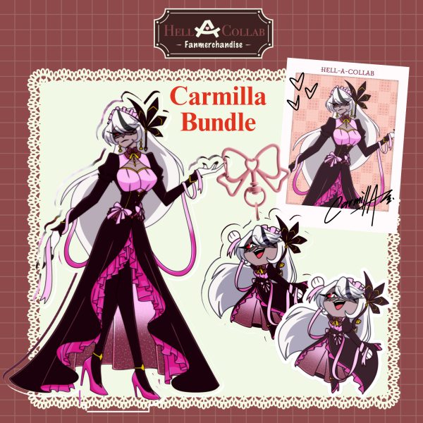 Maid Carmilla || Bundle Set || Maid Cafe Hell-a-Collab