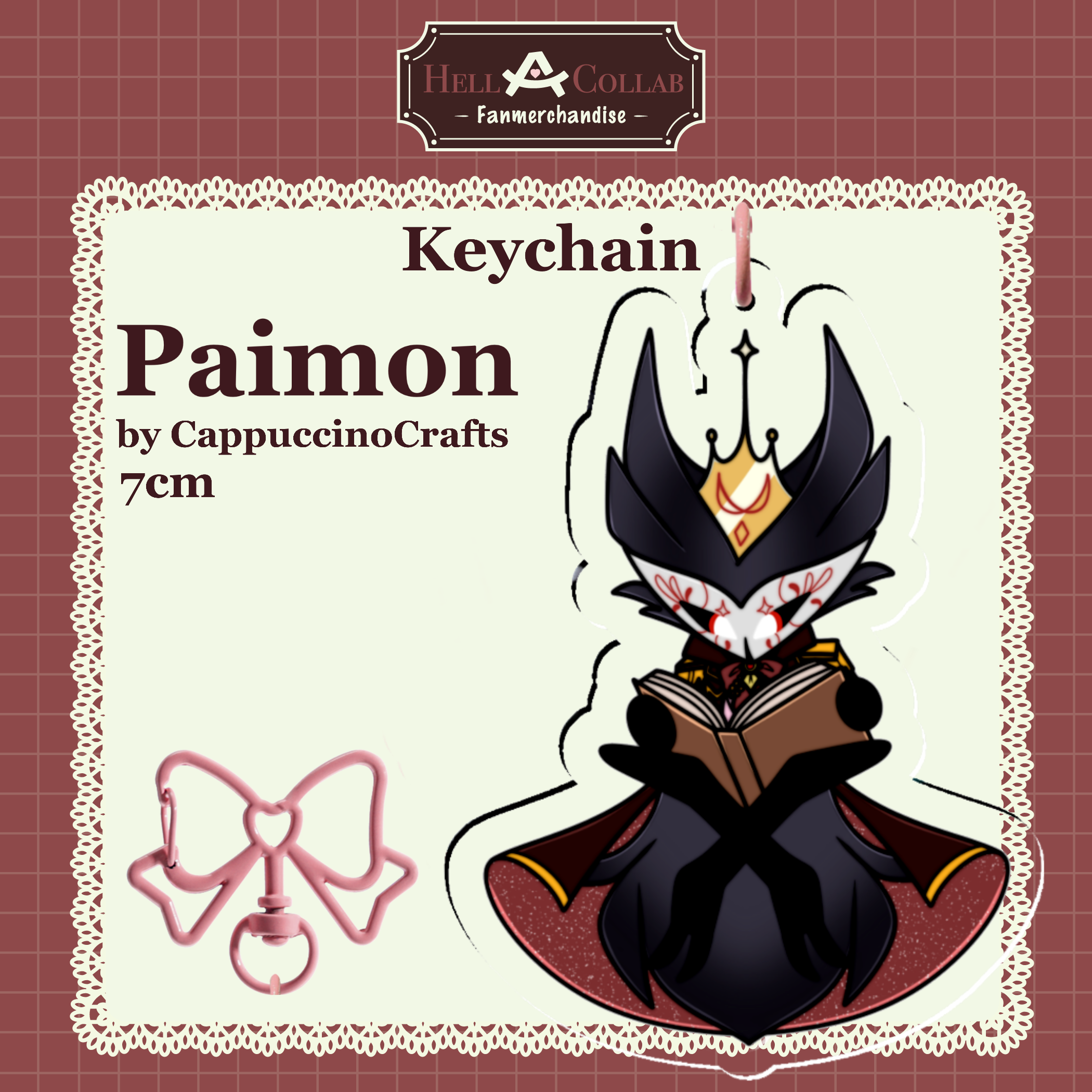 Paimon || Keychain || Maid Cafe Hell-a-Collab