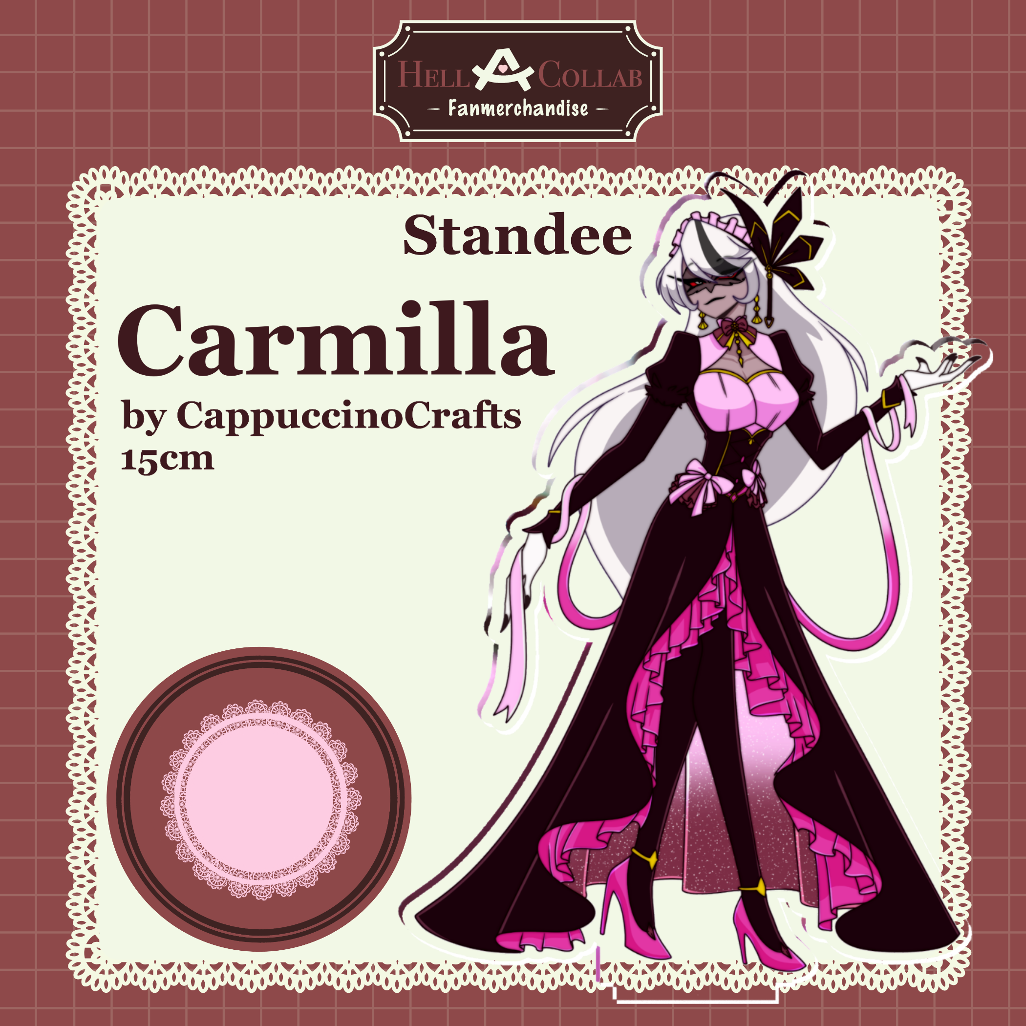 Carmilla || Standee || Maid Cafe Hell-a-Collab