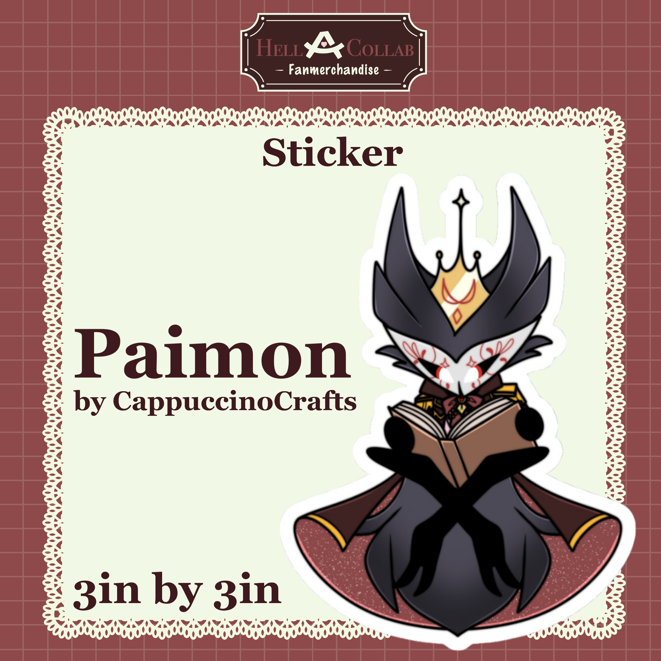 Paimon || Sticker || Maid Cafe Hell-a-Collab