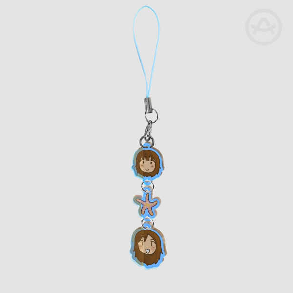 Joya and Anne Starfish Acrylic Keychain