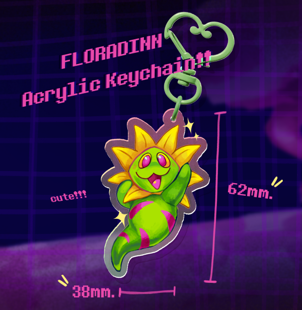 Floradinn Acrylic Keychain
