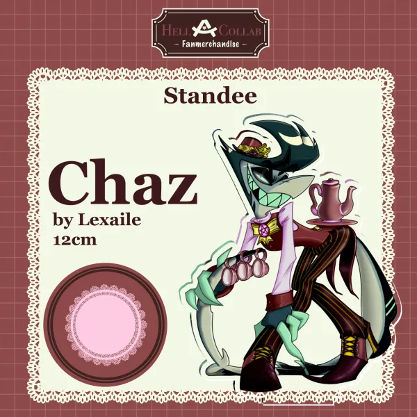 Chaz Acrylic Standee || Maid Cafe Hell-a-Collab