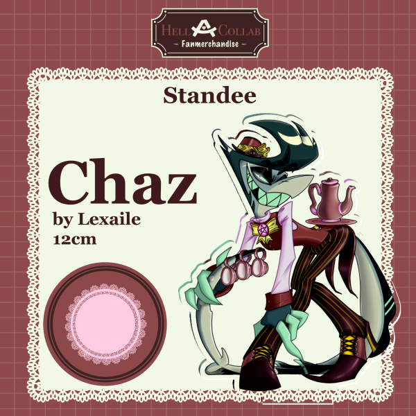 Chaz Acrylic Standee || Maid Cafe Hell-a-Collab