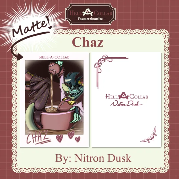 Chaz Photocard || Maid Cafe Hell-a-Collab
