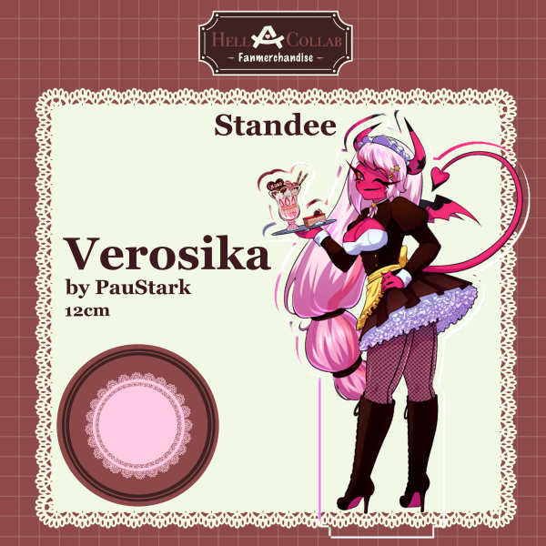 Verosika Maid Cafe || Standee || Hell-a-Collab