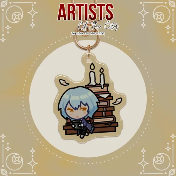 Angela Double Sided Epoxy Charm