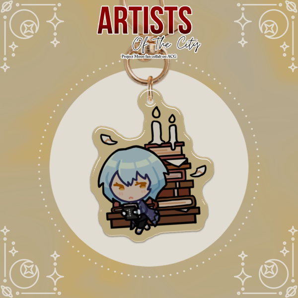 Angela Double Sided Epoxy Charm