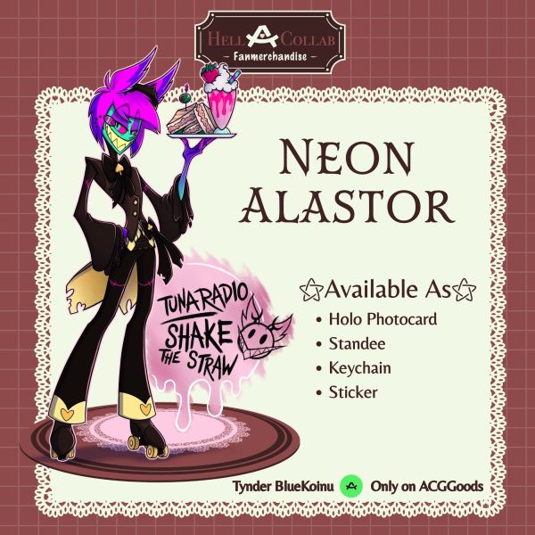 Neon Alastor • Bundle • Maid Cafe Hell-A-Collab 