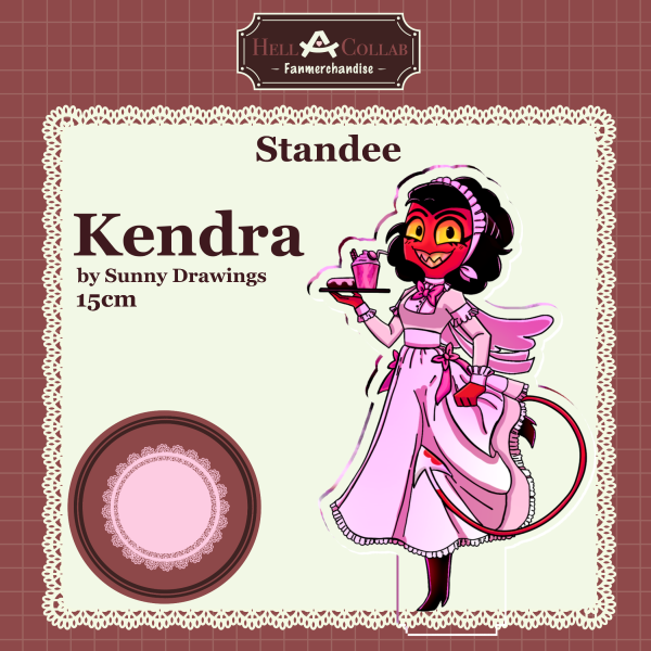 Kendra (Barbie's girlfriend) - Maid café Hell-A-Collab Clear Acrylic Standees