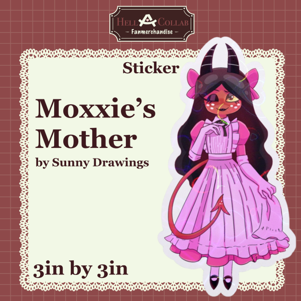 Moxxie's Mom - Maid café Hell-A-Collab Die Cut Stickers