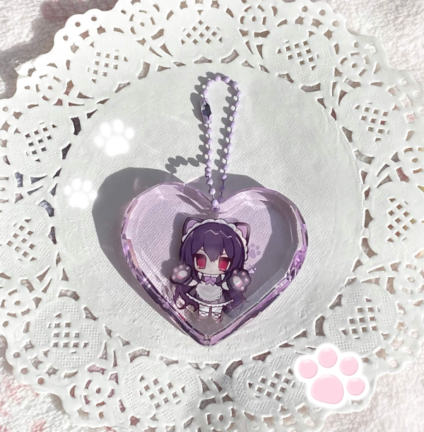 ♡ Totono Cat Maids - Miyuki Sone - Heart Gemstone Charm by: meowmegu ♡