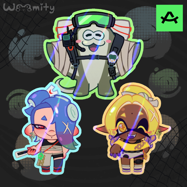 Splatoon Raiders - Deep Cut Sticker Bundle!