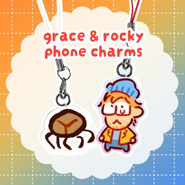 Little Grace & Rocky phone charms
