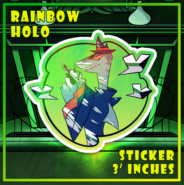 Paint Splatter || Alessio || Aro Pride (Colored Edge Stickers)