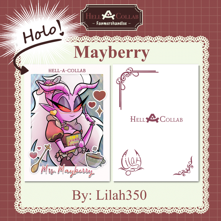 Mrs. Mayberry || Holo Card || Hellacollab Maid Cafe Collection