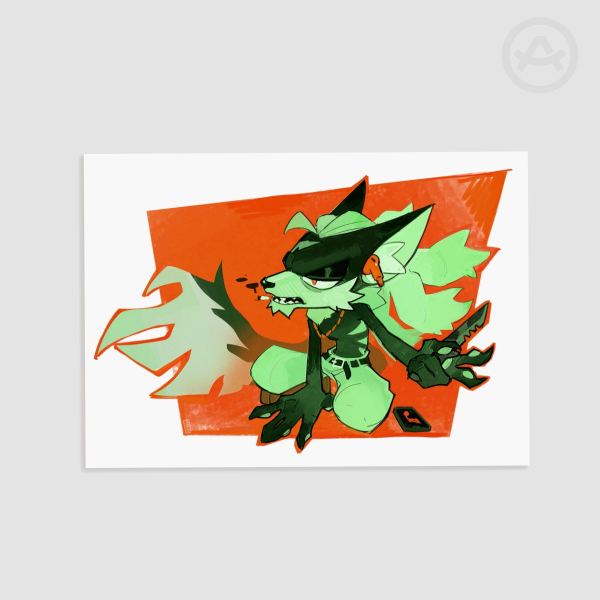 Bichrome Infinite The Jackal A5 Print