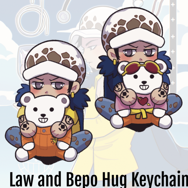 Law and Bepo Hug Keychain