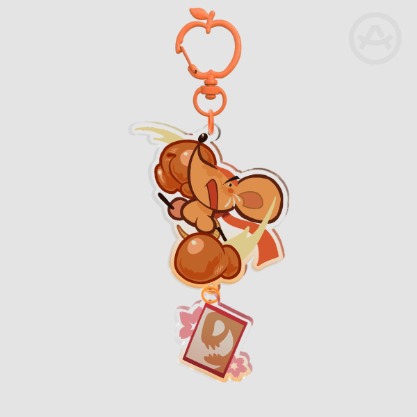 Orange Connection Keychain Deltarune