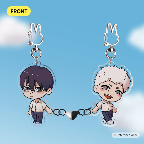 Hikaru and Yoshiki Couple Keychains