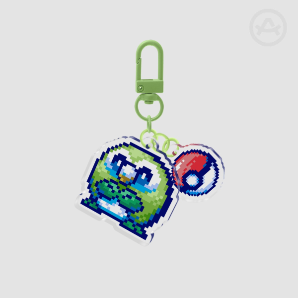 Rowlet Acrylic Keychain