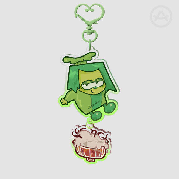 Green Connection Keychain Deltarune