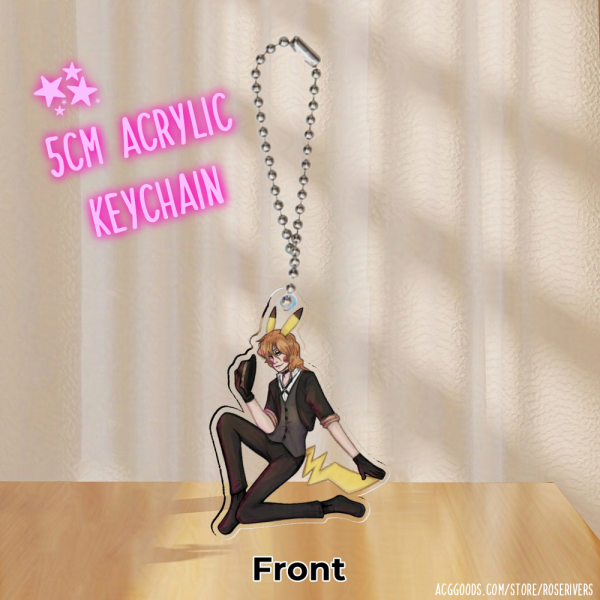 Pika Chuuya - 5CM Acrylic Keychain Charm