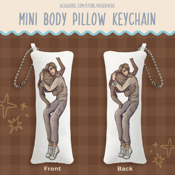 Grace Rocky Mini Body Pillow Keychain