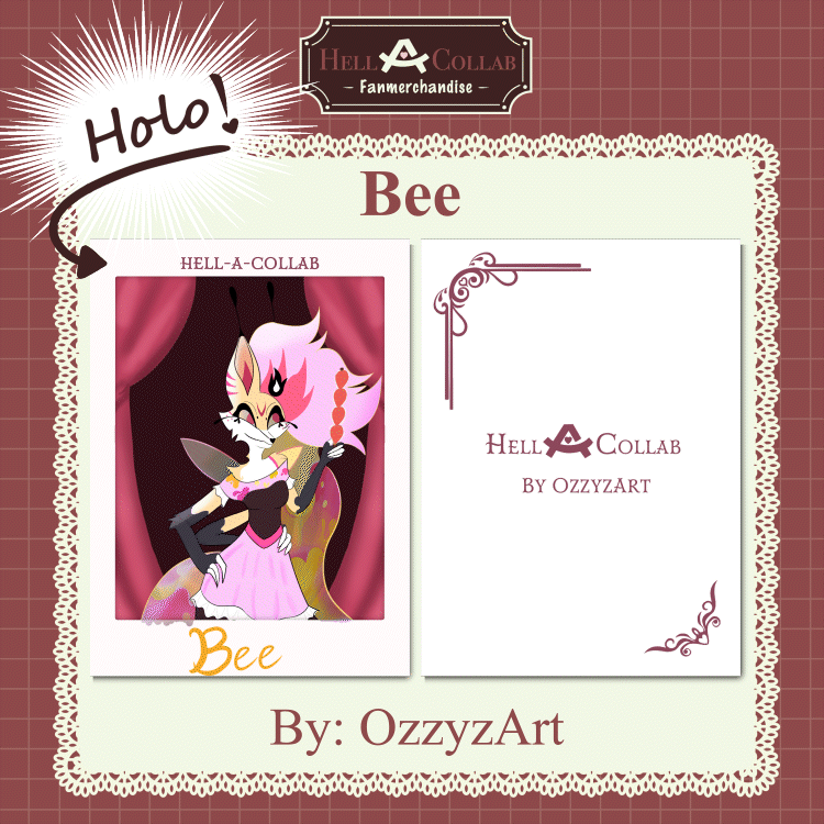 Beelzebub- Trading Card- Maid Cafe Hell-a-Collab