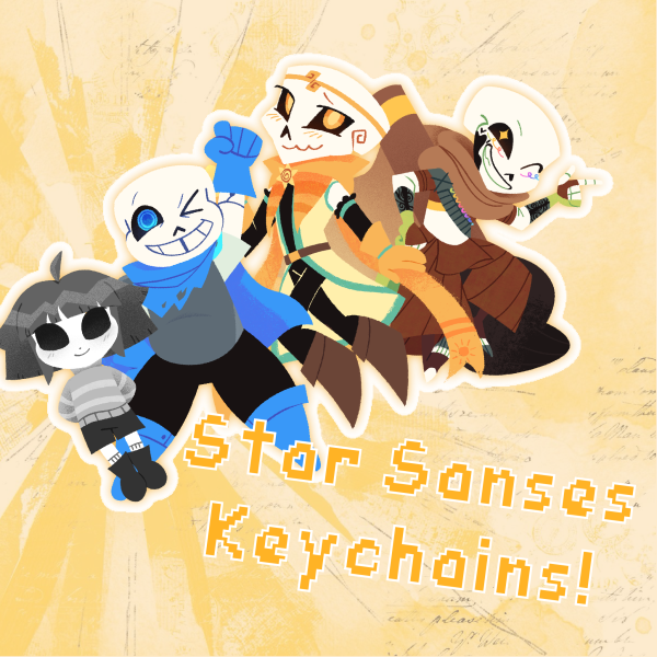 Star Sanses Keychains!