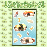 Nigiri Pigeon Drumstick Sticker Sheet