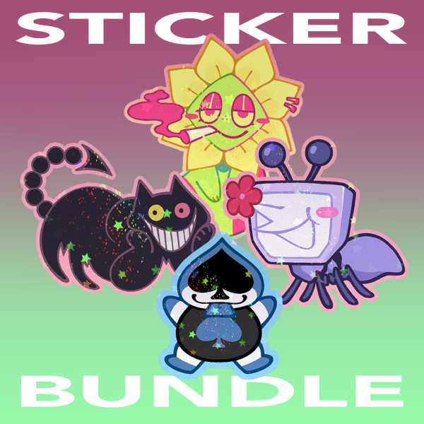 Silly Deltarune Sticker Bundle