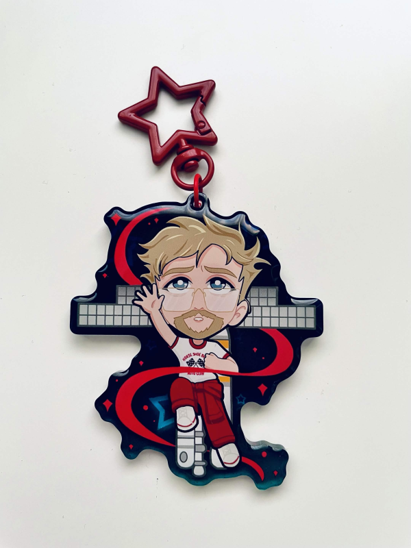 Project Hail Mary - Ryland Grace Glitter Epoxy Keychain