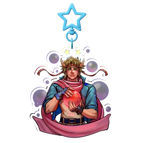 Caesar Zeppeli Keychain