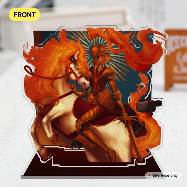 Cindermare 3-Part Acrylic Standee