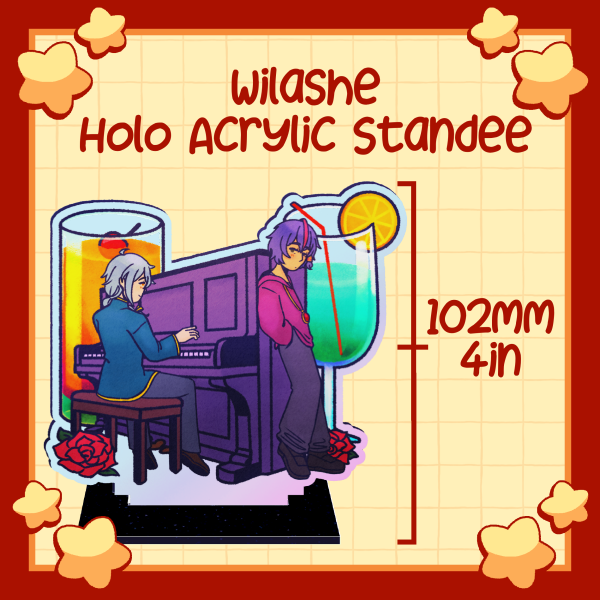 - Witch's Heart - Wilashe Holo Standee